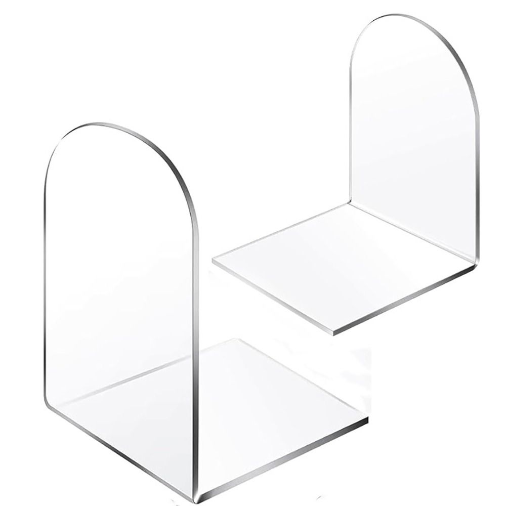 Clear Acrylic Book Stand Holder - Акриловые кончики книг для книжных полок,
