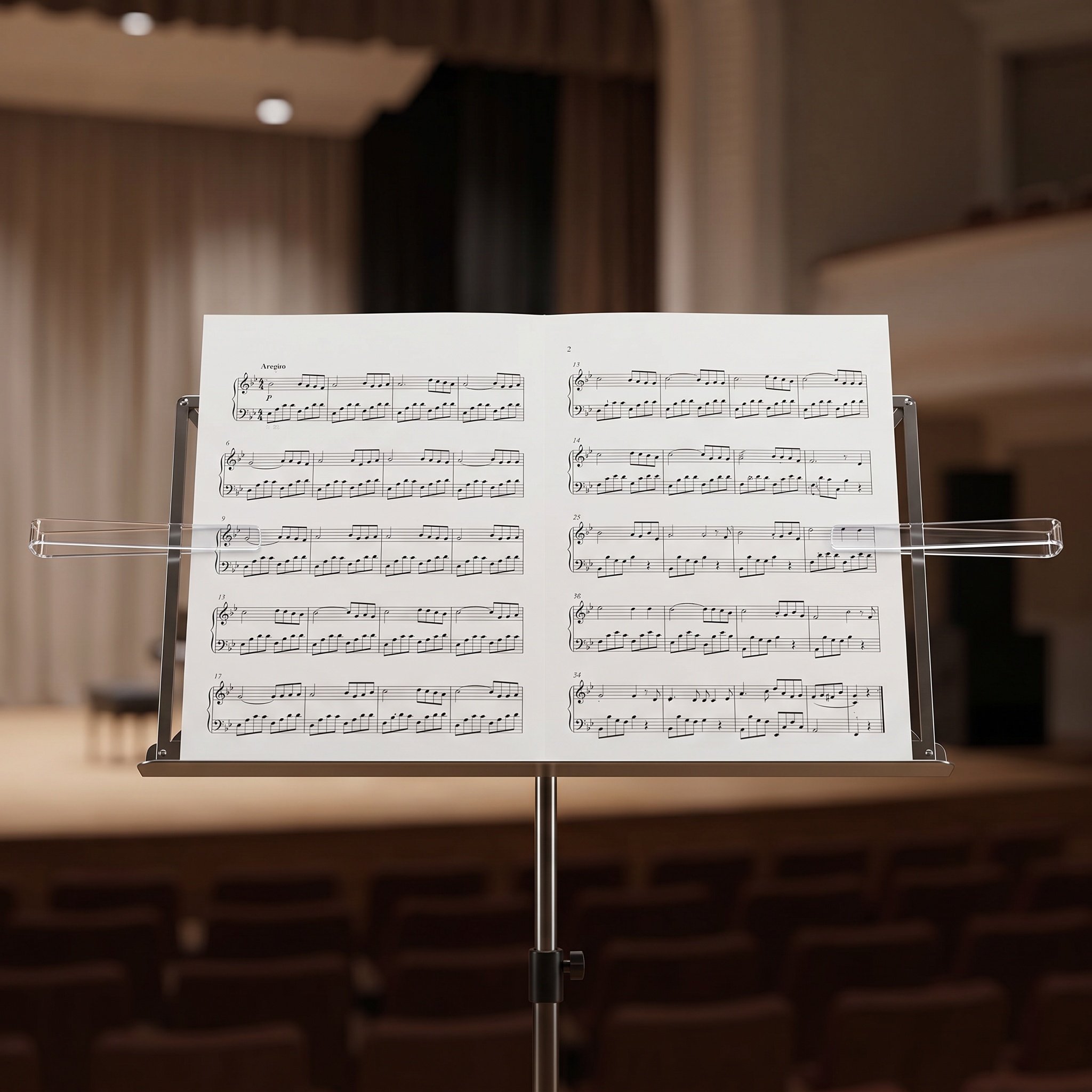 Clear Acrylic Book Stand Holder - 6 пар прозрачных акриловых зажимов для