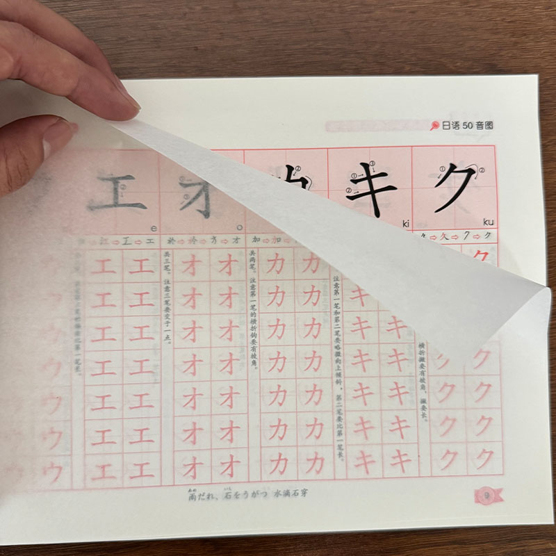 Chinese Calligraphy Practice Book - Тетрадь для начинающих по японской каллиграфии