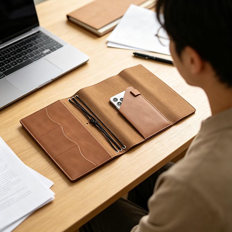 Vintage Leather Journal Notebook - (Ce14) Многоразовый органайзер для блокнотов, компактный,