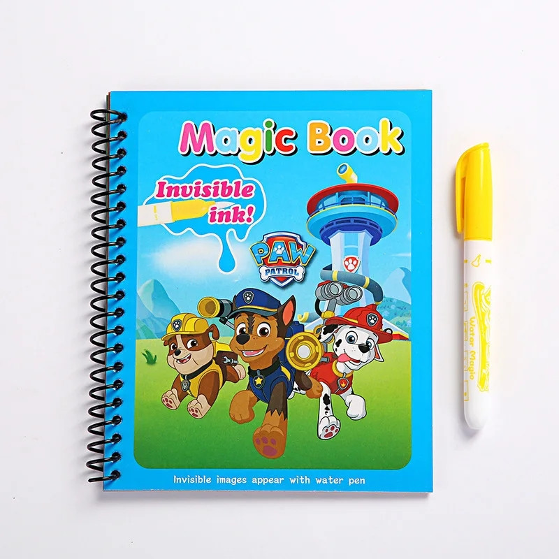 Reusable Water Magic Coloring Book - Многоразовая волшебная раскраска Paw Patrol с