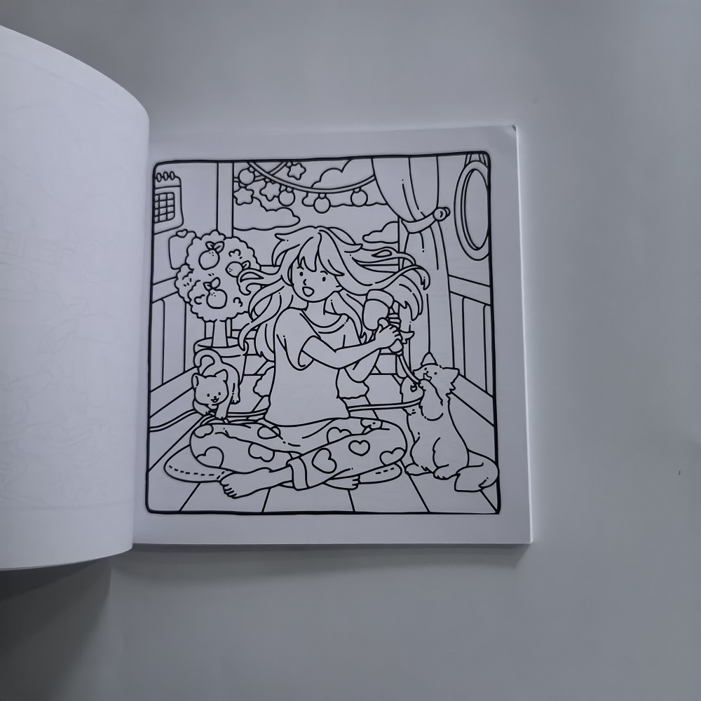 Симпатичная книжка-раскраска с – обзор и цена Adult Coloring Book Stress Relief