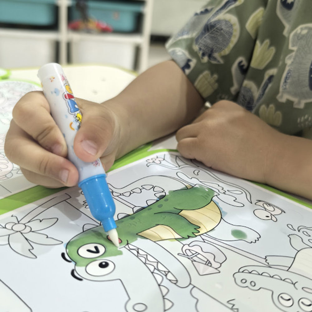 Детские магические водные раск – обзор и цена Reusable Water Magic Coloring Book