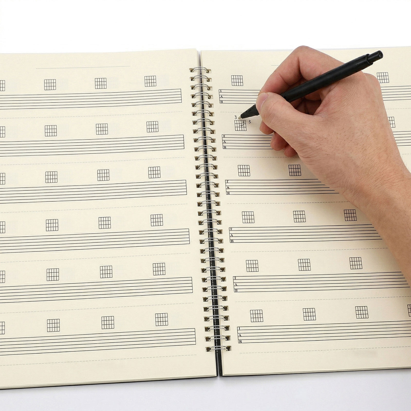 2 шт. блокнот для нот для гита – обзор и цена Blank Sheet Music Notebook