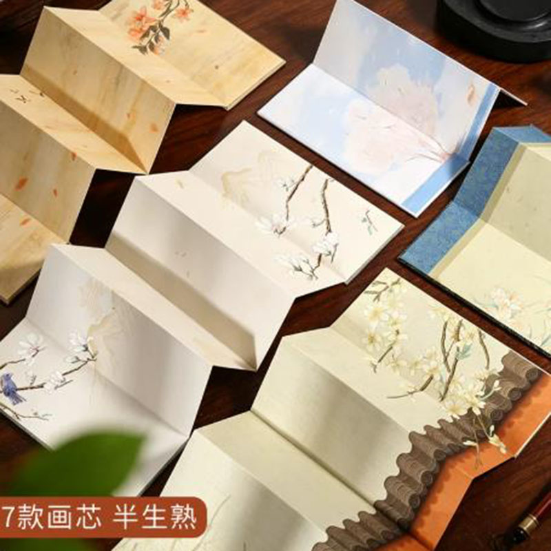 Альбом-гармошка из бумаги сюан – обзор и цена Chinese Calligraphy Practice Book