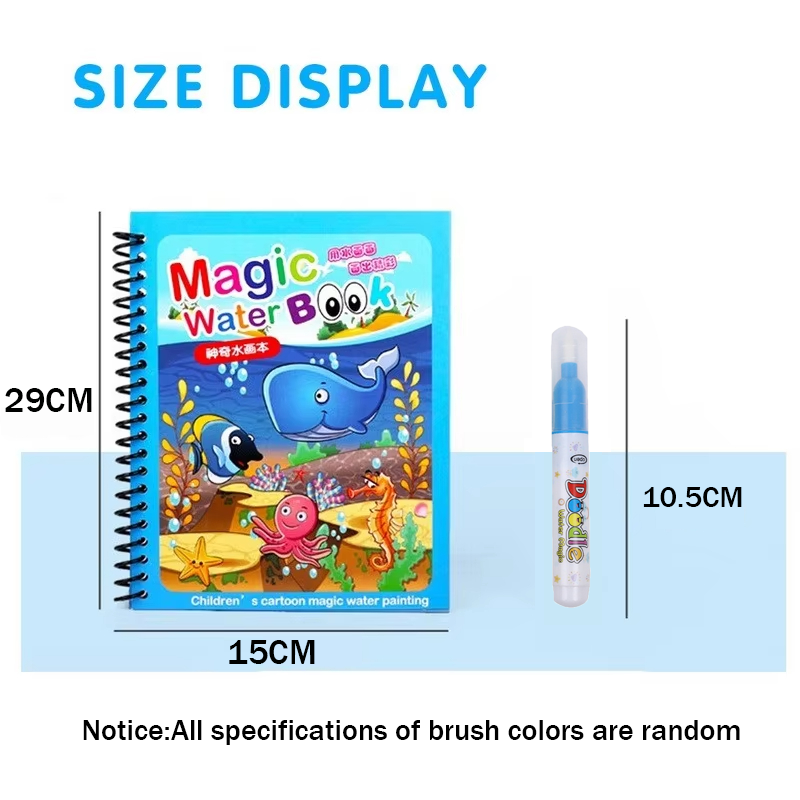 Многоразовая книга для рисован – обзор и цена Reusable Water Magic Coloring Book