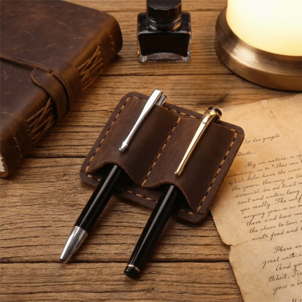 Двойной винтажный кожаный держ – обзор и цена Vintage Leather Journal Notebook