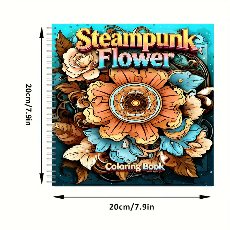 Книга-раскраска «Цветы в стиле – обзор и цена Adult Coloring Book Stress Relief