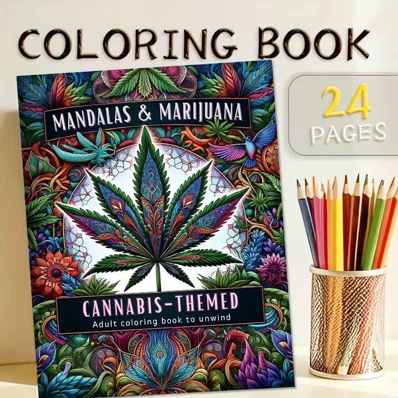 24-страничный стиль мандалы, к – обзор и цена Adult Coloring Book Stress Relief